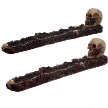 Creepy Crown & Crimson Rose Incense Holder