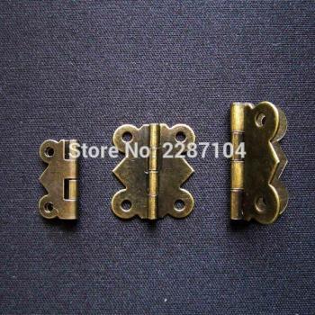 Decorative Bronze Butterfly Box Hinge Kit – 12 Pieces