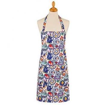 Mediterranean Plates Themed Apron by Ulster Weavers