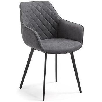 Set Amira Graphite Chaise à Bras
