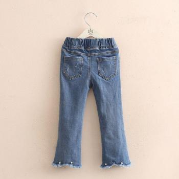Bebés y Niñas Pantalón Larga Primavera/Otoño: Elástico, Borla y Lavado