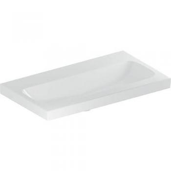 Lavabo Geberit iCon Light Saliente Corto 75x42 Blanco sin Grifo