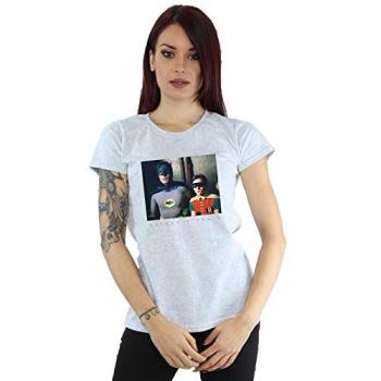 Women's Batman TV Series Dynamic Duo Tee (Grey)