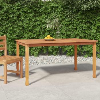 VidaXL Patio Dining Table 59.1x35.4x29.5 Solid Wood Teak