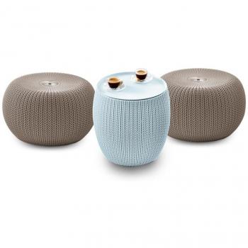 SET RATTAN COZY URBAN BEIGE