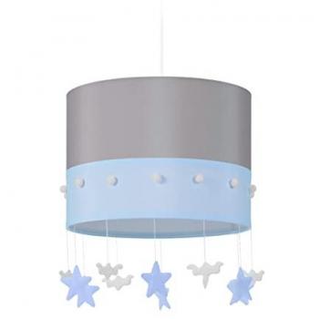 Relaxdays Hängeleuchte, Kinderzimmer, Himmel-Motiv, 160x35 cm