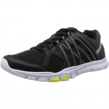 Reebok Men's Yourflex Train 8.0 Running Shoes, Black, 10