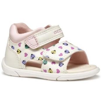 Geox Sandali B Sandal Zapito B556FC 000BC C0653 in bianco e multicolorazione