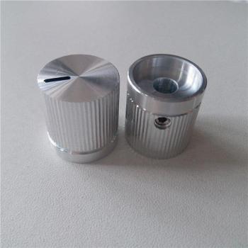 Aluminum Fine-Tuning Knob, 20mm x 22mm x 6mm, 2pcs with Mark