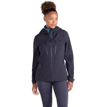 Rainstorm 2.5‑Layer Female Waterproof Jacket, Black – MWH Size 22