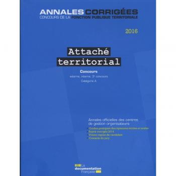 Attaché territorial 2016. Concours