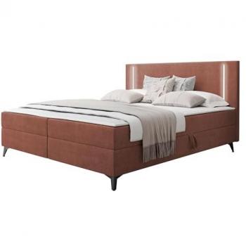 Cama continental doble roja 140x200