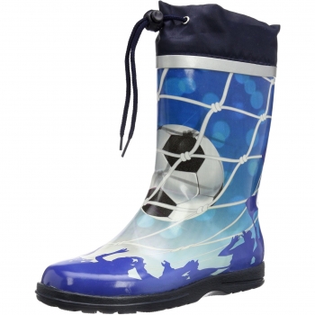 Beck Boys' Kicker Wellington Boots, Blue (Size 32 EU)