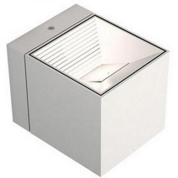 Mailand 2x4 W LED Wandleuchte Modell 6383 – Weiß, doppelt abgesenkte Ausleuchtung