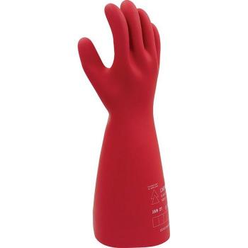Guanti isolanti professionali per elettricista, taglia 10, rosso, fino a 7500 volt, conforme EN 60903:2003, categoria protezione III