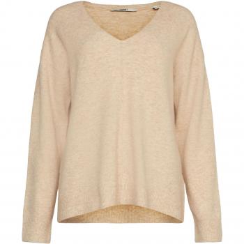 Kuscheliges V-Ausschnitt-Strickkleid von Esprit für Frauen, Größe M
