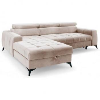 Fun Möbel Schlafsofa AGNESA mit verstellbaren Kopfstützen