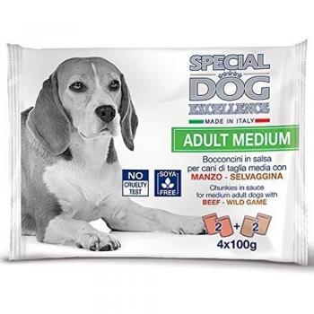 Special Dog Excellence Bocconcini in salsa per cani di taglia media con Manzo e Selvaggina