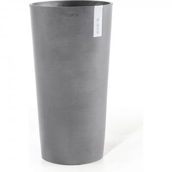 ECOPOTS Blumentopf AMSTERDAM MID HIGH Grey, BxTxH: 34x34x66 cm