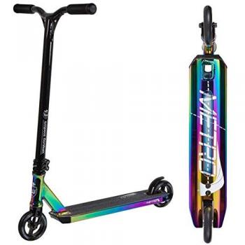Longway Stuntscooter 79 cm – Schwarz/Neochrom Edition
