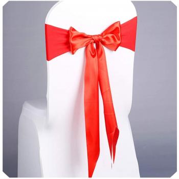 Cinturón de Lazos Rojo para Decoración Nupcial
