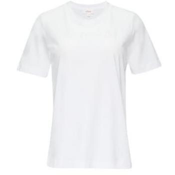 S.Oliver Damen Shirt mit Lochstickerei-Design