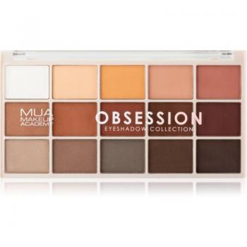 MUA Makeup Academy 15‑Töne Lidschatten‑Palette – Color Obsession (12 g)
