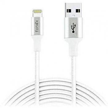 Fonex Speed Charge Lightning 2.4A 10W USB Data Cable White