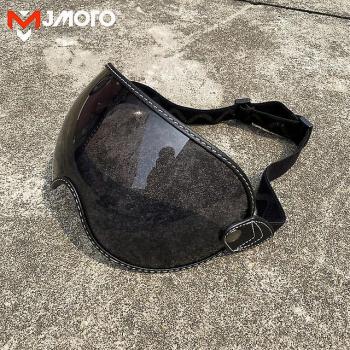 Casco Gafas Visor Negro