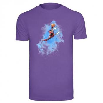 MISTERTEE Casual T-Shirt Herren Basketball Clouds, Größe S
