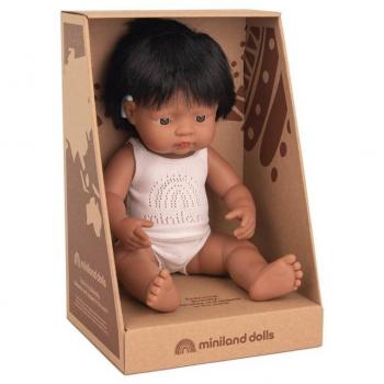 Bambola Miniland Latino 38 Cm con Impianto
