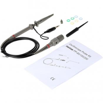 Sonde de Mesure d’Oscilloscope Digitale 60MHz avec Pince et Accessoires, Jusqu’à 600V DC Crête AC x1 x10