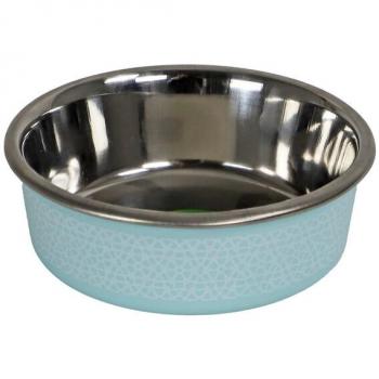 Turquoise Sneeuwpatroon Eetbak – 11 cm (020 7800)
