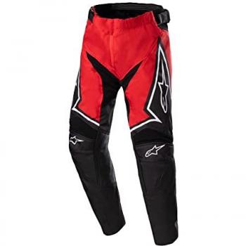Pantalones Deportivos Cross Niño Techstar Acumen de Alpinestars: Rojo, Negro y Blanco