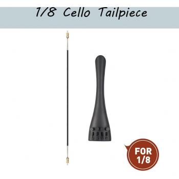 Cello‑Saitenhalter aus Aluminium (1/8) – Tailgut‑Zubehör