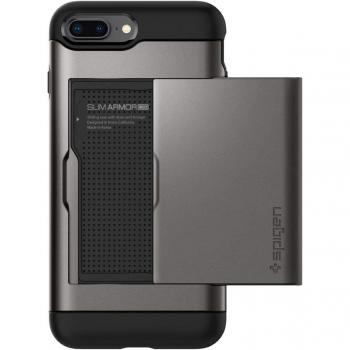 Custodia Spigen Slim Armor per Apple iPhone 7 Plus, Grigio
