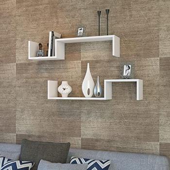 En.casa 2er-Set Wandregal »Gram«