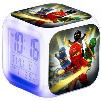 Reloj Digital Ninjago con Luz Multicolor