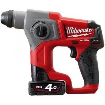 M12CH/2.0 Ah Milwaukee Akku-Bohrhammer mit HD Aufbewahrungsbox