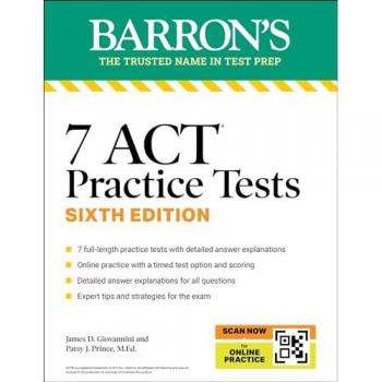 7 ACT Practice Tests Sixth Edition Online Practice by James D. Giovannini