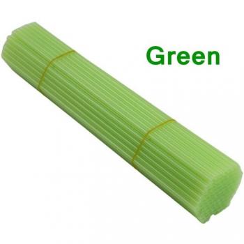 100pcs Green Color Nylon PA Riveting Tubes 5.8x500mm
