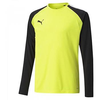Puma Teampacer Kids’ Goalkeeper Shirt – Yellow/Black Long Sleeve