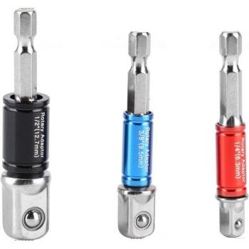 Hexagonal Socket Adapter Set for Impact Driver