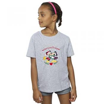 T-shirt enfant Disney Princesses Gris