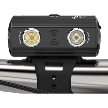 Volo 500 High‑Beam Low‑Beam Bicycle Headlamp (Black)