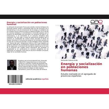 Energía y socialización en poblaciones humanas: Estudio realizado en el agregado de provincias españolas