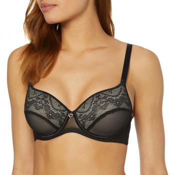 Selene Antonella Sujetador, Aros, Negro, Talla C.110