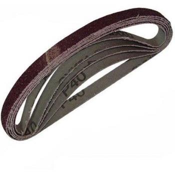 Sanding Belts 13 x 457 mm 80 Grit Silverline 5 Pack