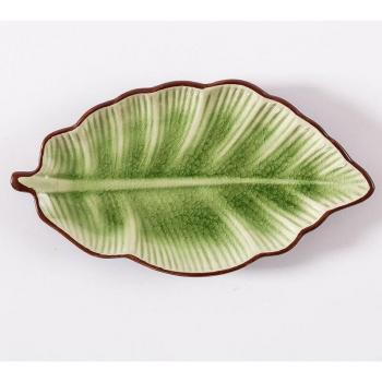 Ceramic Leaf Plate for Sushi