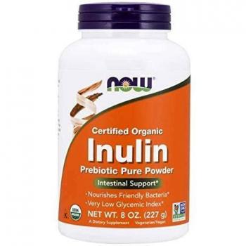 Now Foods Inulina Prebiótica Pura en Polvo, 227g